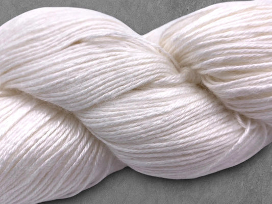 a ball of pure bamboo yarn